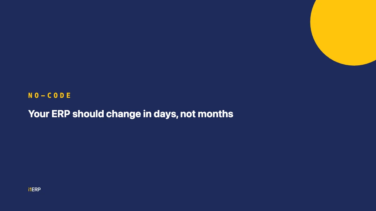 A system being changed quickly to match a new way of working